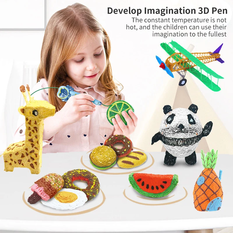 Беспроводная 3d-ручка низкотемпературные 3d-ручки для печати 3d-карандаш рисования