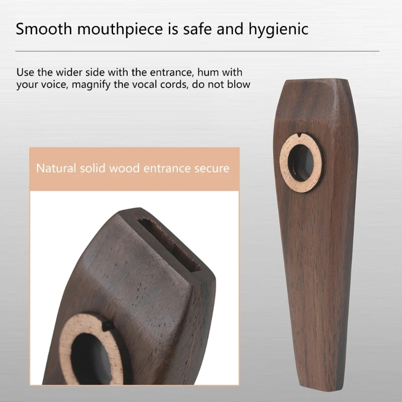 1 комплект деревянного аккомпанемента Kazoo бас-гитары укулеле барабана с пленками