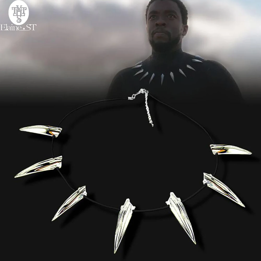 Мужское ожерелье с подвеской в виде черной Пантеры Марвел подвеска леопардового