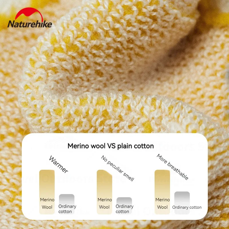 Спортивные носки Naturehike для активного отдыха полосатые подходят походов короткие