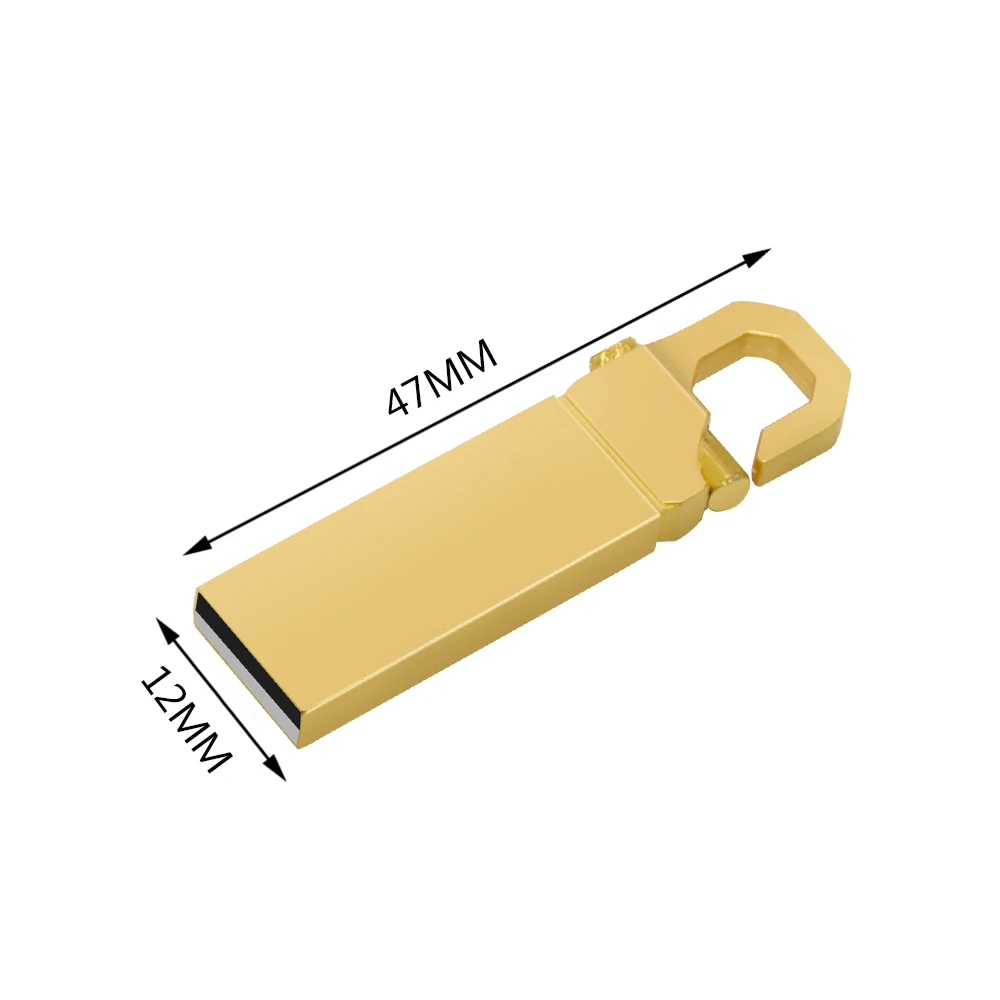 50 шт./лот высокоскоростной флэш-накопитель Usb 32 ГБ 64 128 8 16 металлическая 2 0