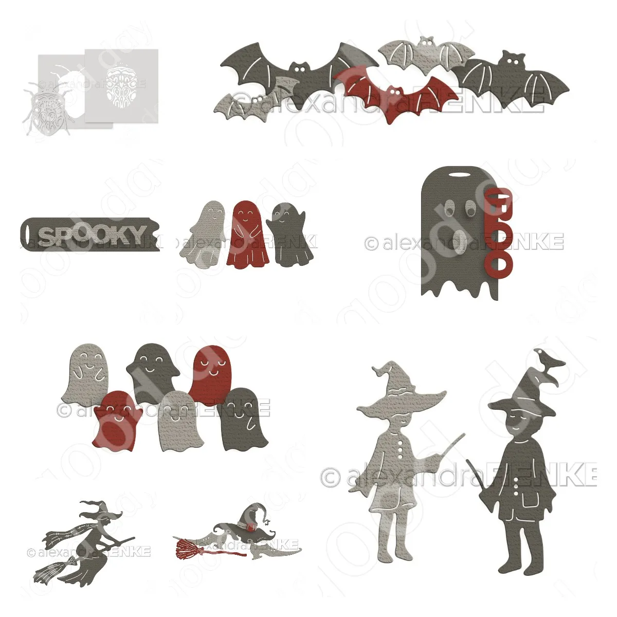 

New Witcher Bat Ghost Cutting Dies Stencil Scrapbook Diary Decoration Embossing Template Diy Greeting Card Handmade Hot Sale