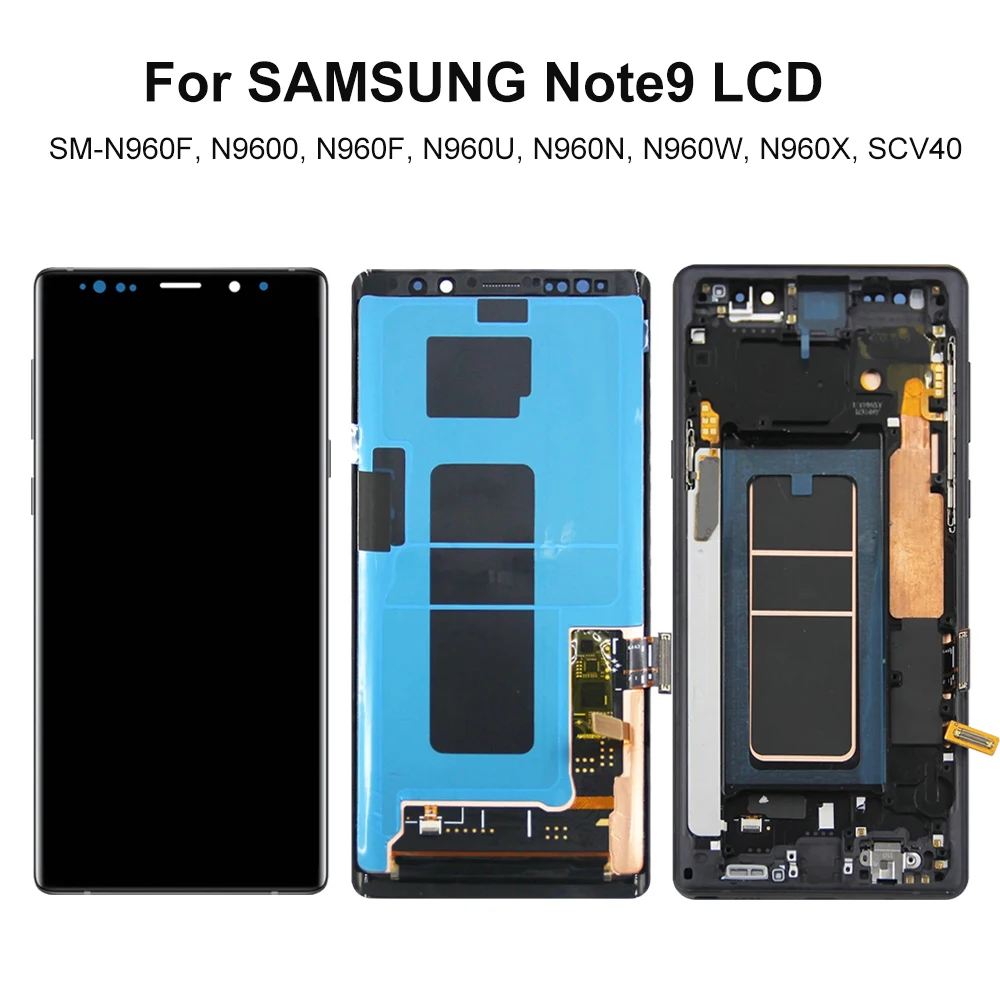 AMOLED Note 9 N960 N960F Экран в сборе для Samsung Galaxy ЖК-дисплей с дигитайзером сенсорного