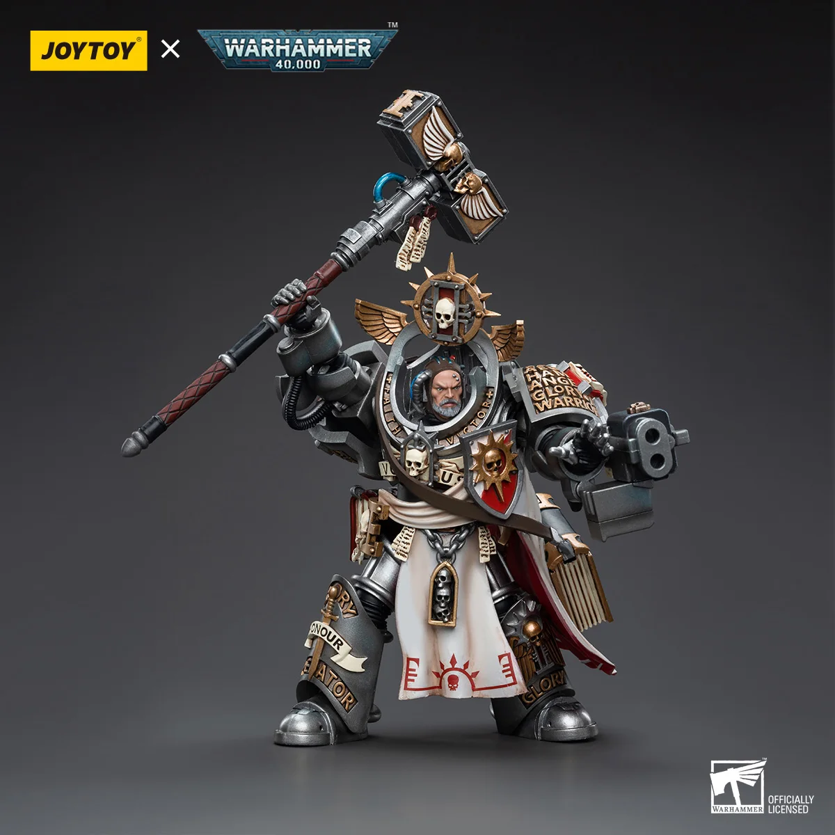 Фото JOYTOY JT 6335 Warhammer 40k 1: 18, Серый Рыцари, большой мастер вольдус №4