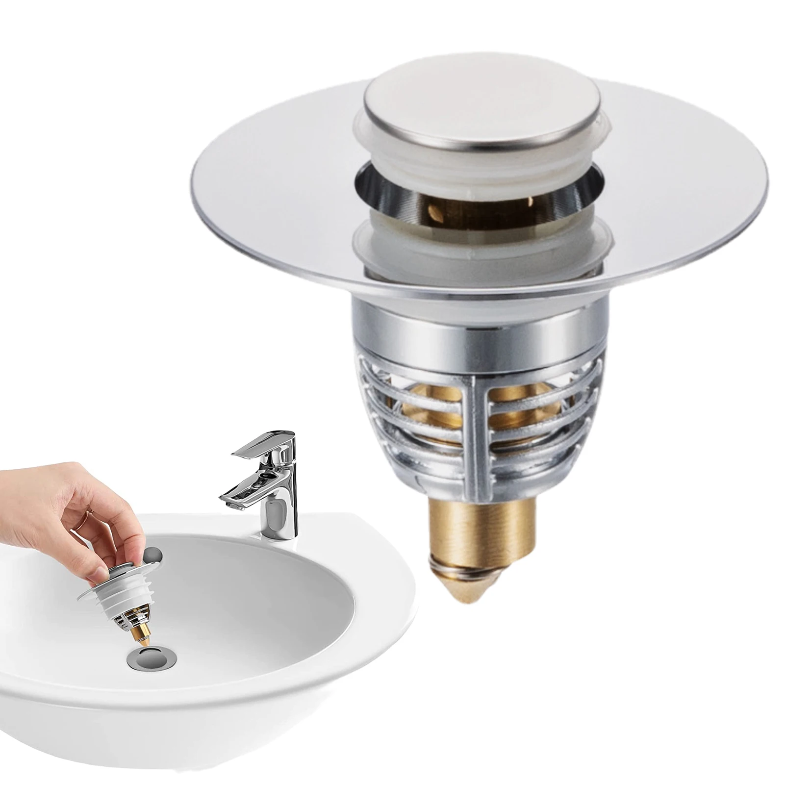 

Универсальный пробка для раковины ванной комнаты фильтр Универсальный тип стока с отсоединяемым сливом