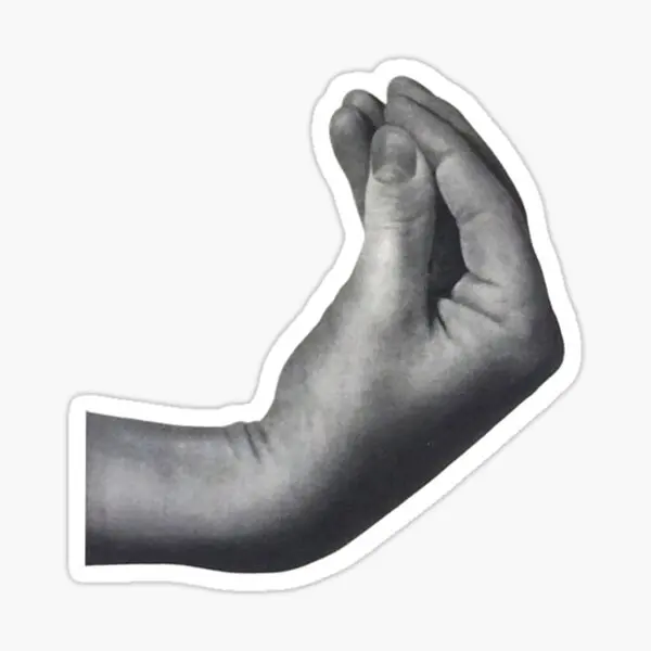 

Italian Hand 5PCS Stickers for Bumper Water Bottles Luggage Art Cartoon Wall Home Print Decor Decorations Background Window
