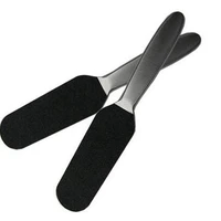 stainless steel double sided rubbing foot board sandpaper foot file foot dead calluses horny pedicure tool