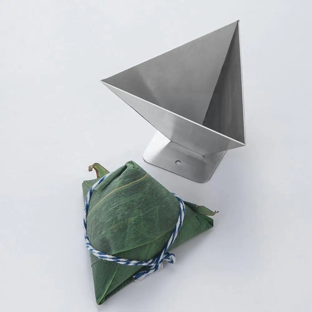 

Стальная форма Zongzi, клейкая форма для рисовых пельменей, четыре пирамидных кухонных инструмента, формы, трапециевидный пудинг, треугольный ...