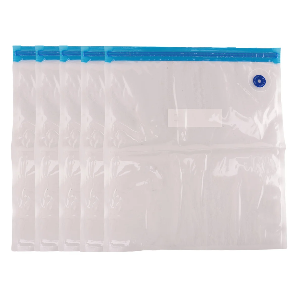 5 шт. многоразовые вакуумные пакеты для хранения продуктов на молнии