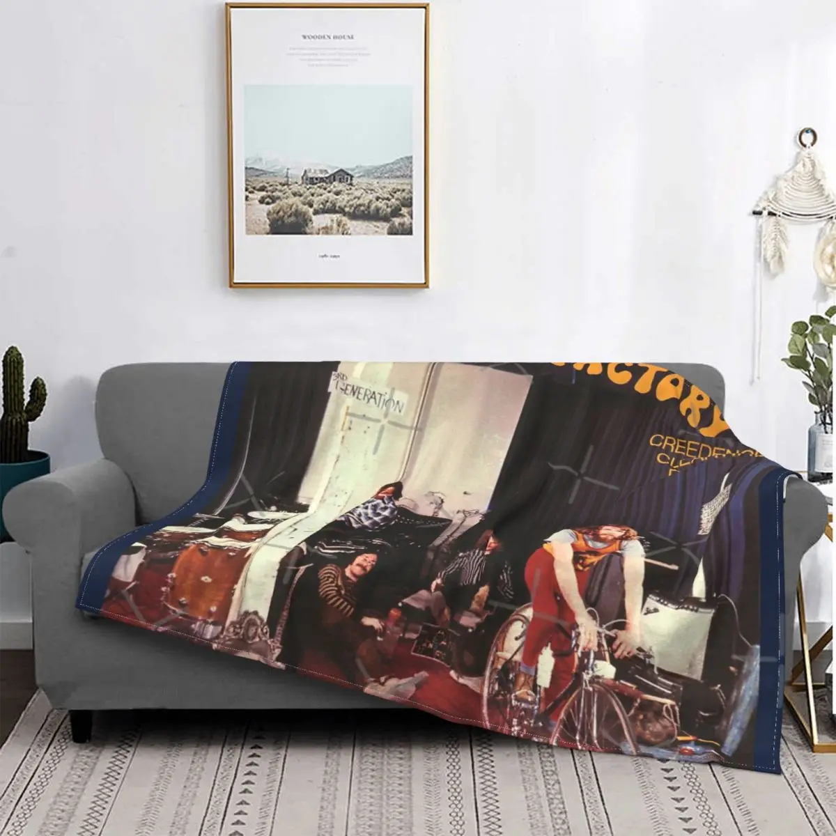 

CCR - Cosmos Factory Throw Blanket Customizable Portable Camping AntiPilling