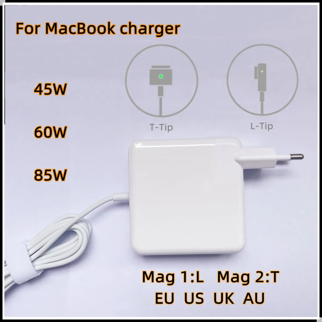 

For Macbook Charger Pro Mag*1 2 45W 60W 85W A1465 A1466 A1425 A1435 A1237 A1377 A1374 Power Adapter Laptop Power Adapter Charge