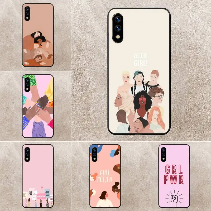 

Pink Feminist Feminism Phone Case For Huawei G7 G8 P7 P8 P9 P10 P20 P30 Lite Mini Pro P Smart Plus Cove Fundas
