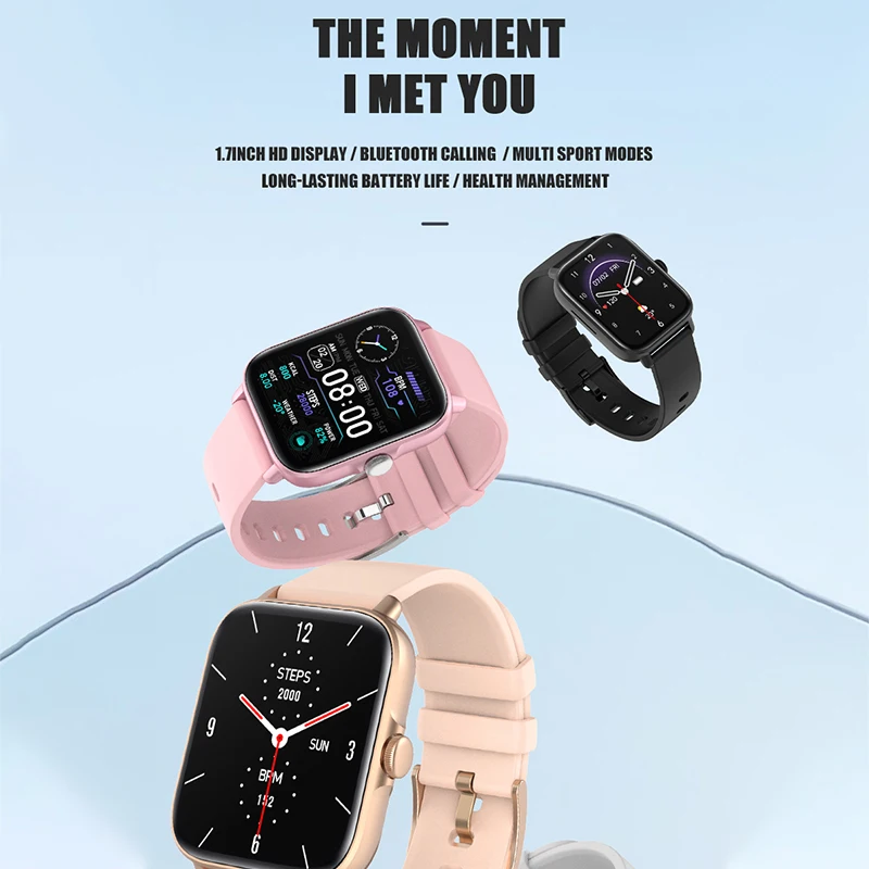 

Y22 Heart Rate Blood Pressure Smart Watch Health Monitor Heart Rate/Blood Pressure/Pedometer Bluetooth Waterproof Sports