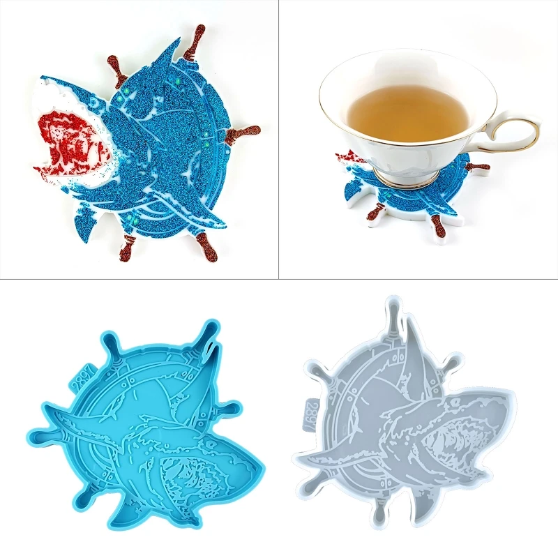 

DIY Epoxy Resin Coaster Silicone Mold for Making Chocolate Cake Jelly Desserts Polymer Clay Handmade Easy to Use Clean