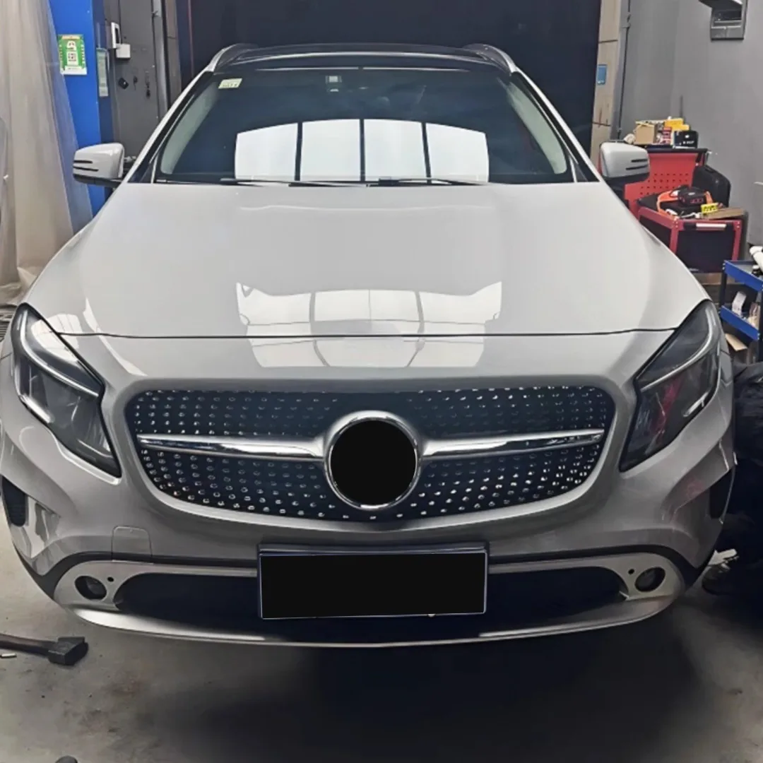 Фото Передняя решетка бампера (сетка) для Mercedes-Benz GLA X156 2017-2019 GLA200 GLA220 в стиле GT Stars, тюнинг-аксессуары №3