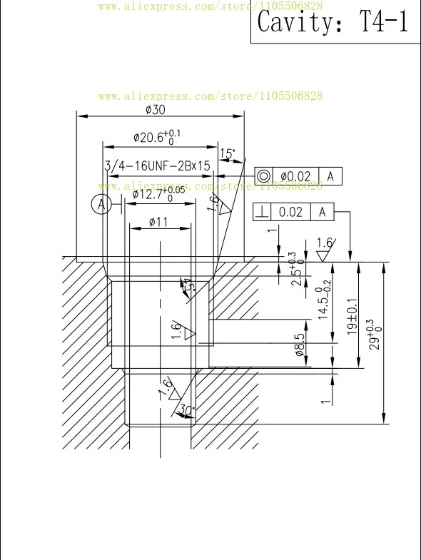 Обратный гидравлический клапан LCVR-08-P, клапан поддержания давления CV10-21, C (art.: 3920da5371122) - 3920da5371122