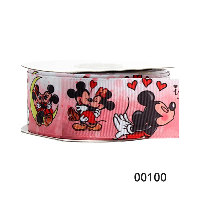 Корсажная лента Disney с принтом Микки и Минни Маус банты для волос сделай сам