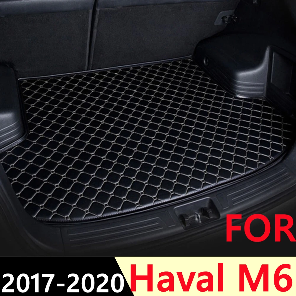 

Коврик для багажника автомобиля для Haval M6 2017 2018 2019 2020 плоский боковой водонепроницаемый задний грузовой коврик аксессуары для багажника