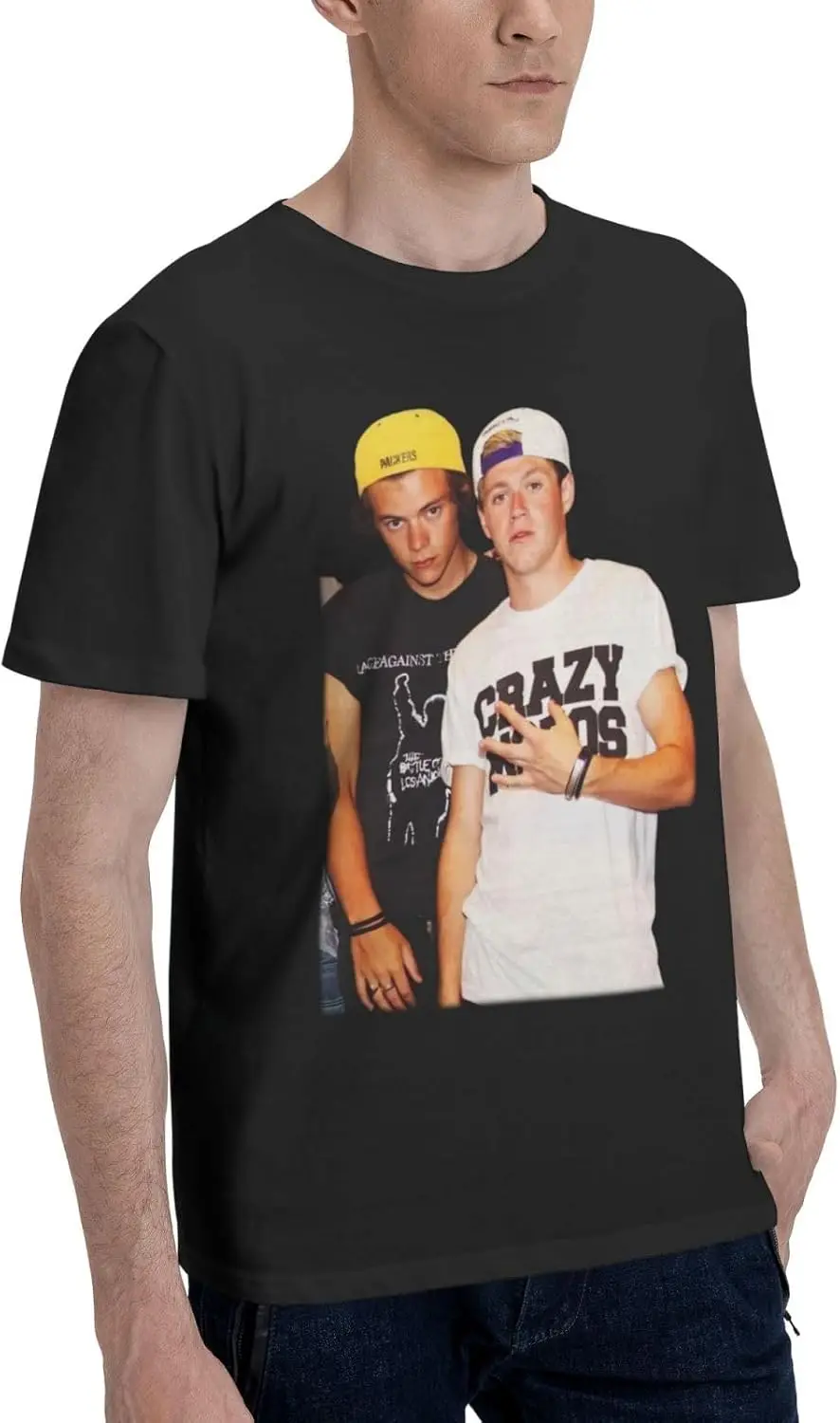 Мужская новинка футболка с коротким рукавом и принтом хлопковые футболки