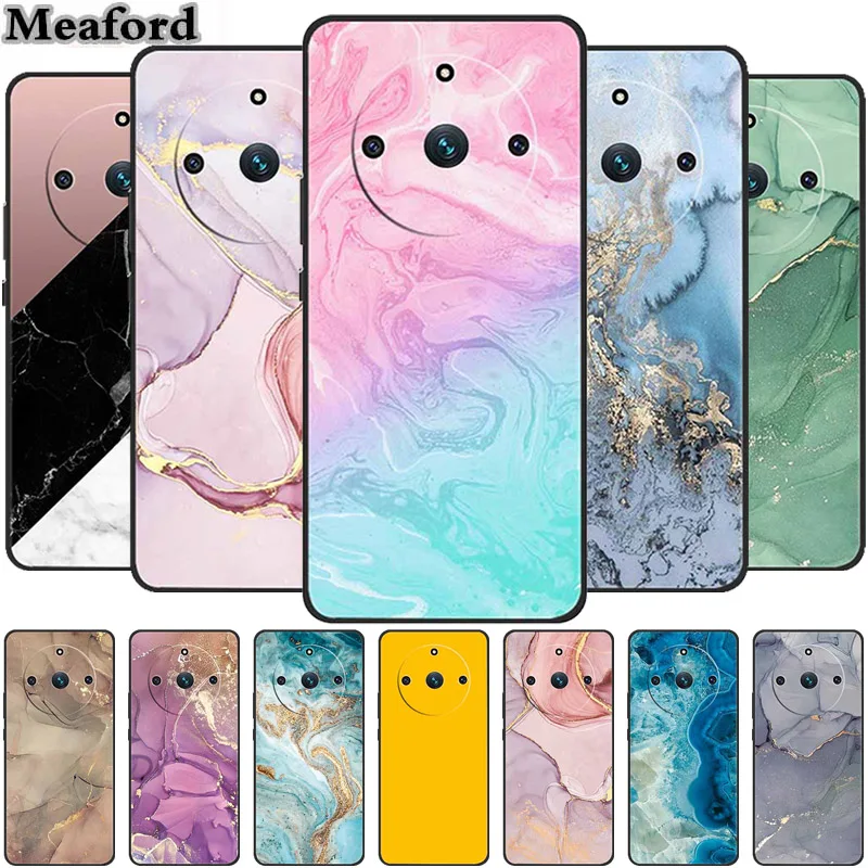 Для Realme 11 Pro Plus чехол мраморный ТПУ силиконовый мягкий для телефона Чехлы OPPO +