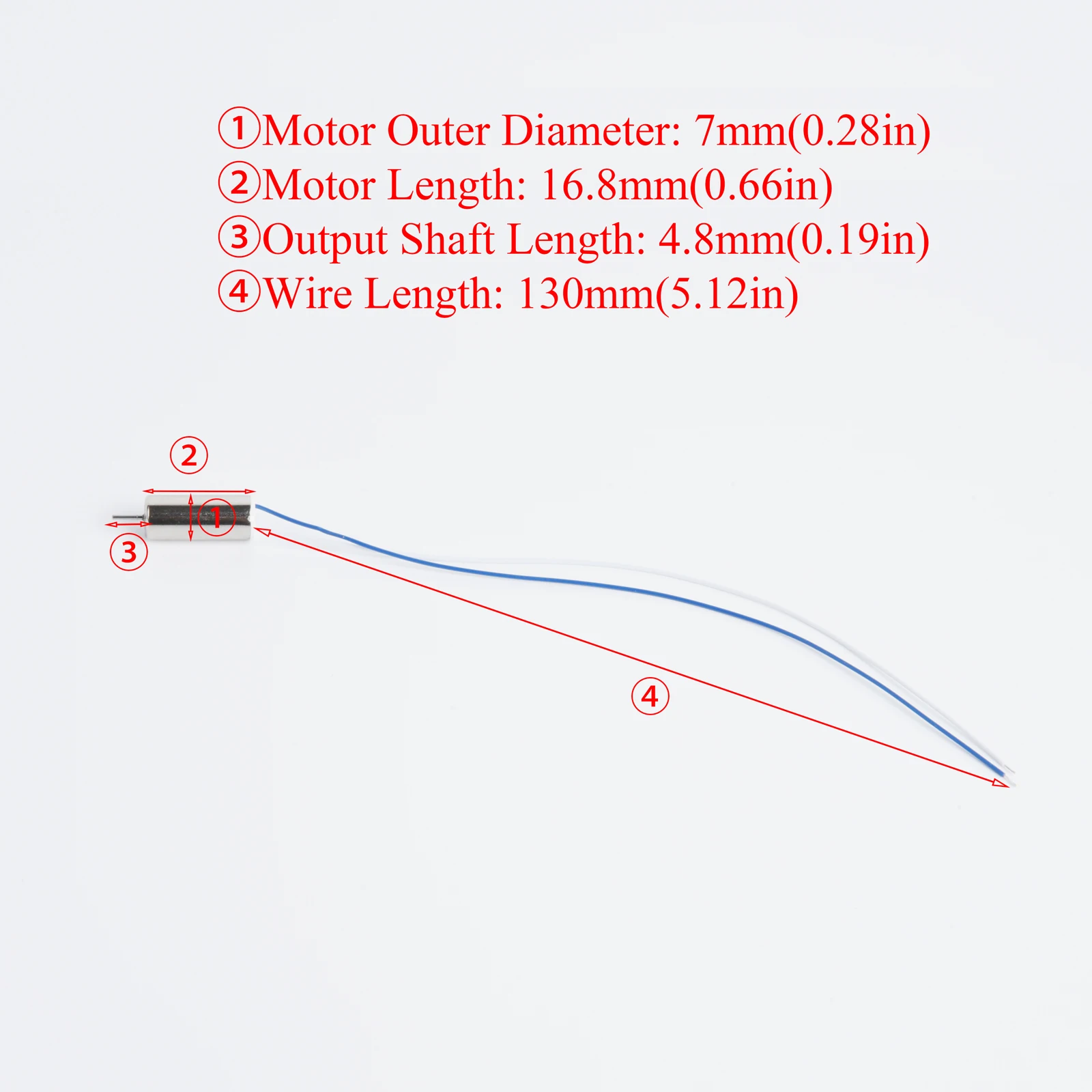 100 шт. DC 3-3 7 В Mini Coreless 716 Высокая скорость ​ 60500 об/мин для DIY самолетов RC Drone Quadcopter