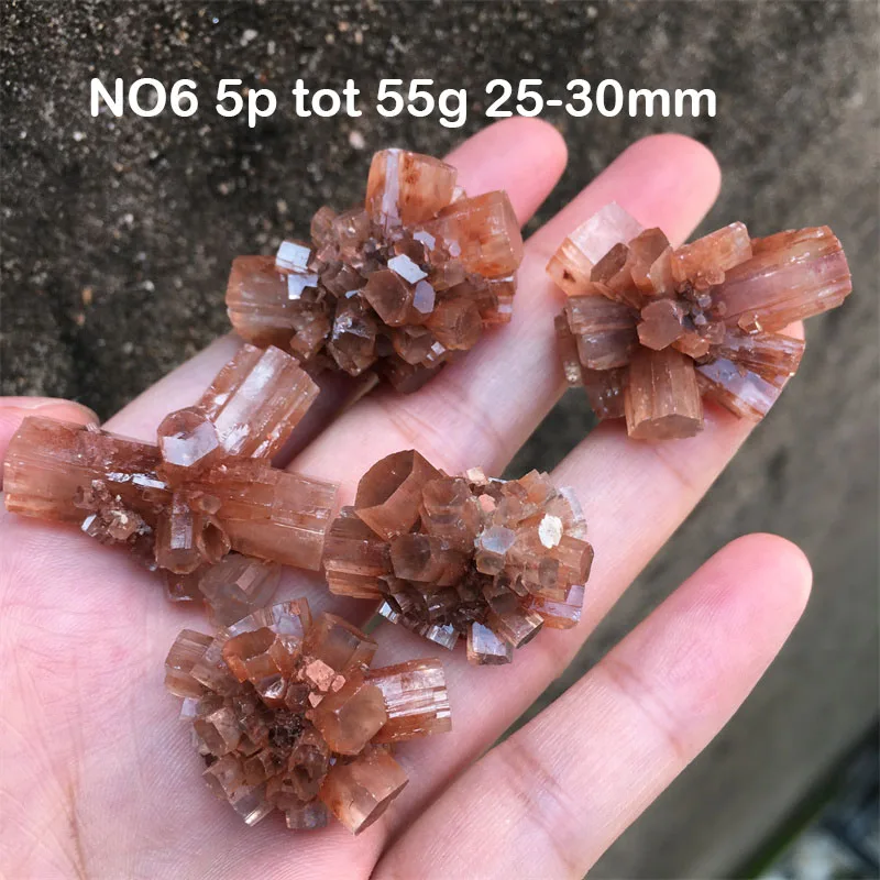 

Необработанный арагонит из Марокко, набор из 3-6 шт.