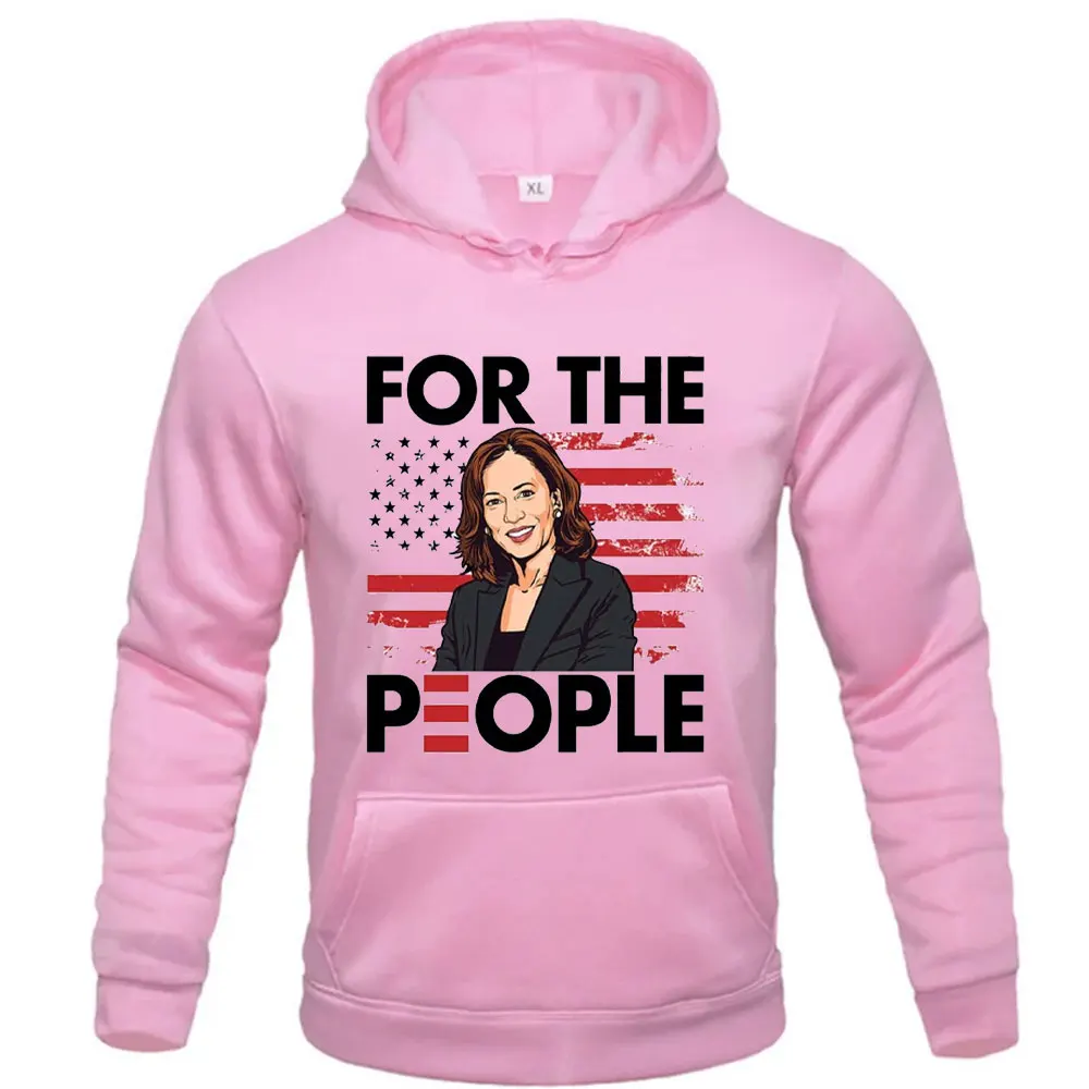 Kamala Harris for The People 2024 ElectionPal Photo President Y2k Одежда Толстовка Топы Новые толстовки и