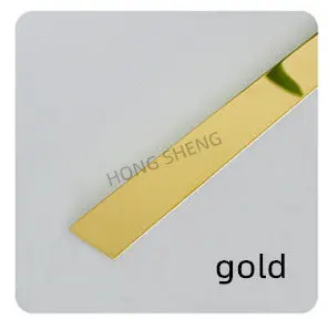 Зеркальная металлическая наклейка на стену 3М