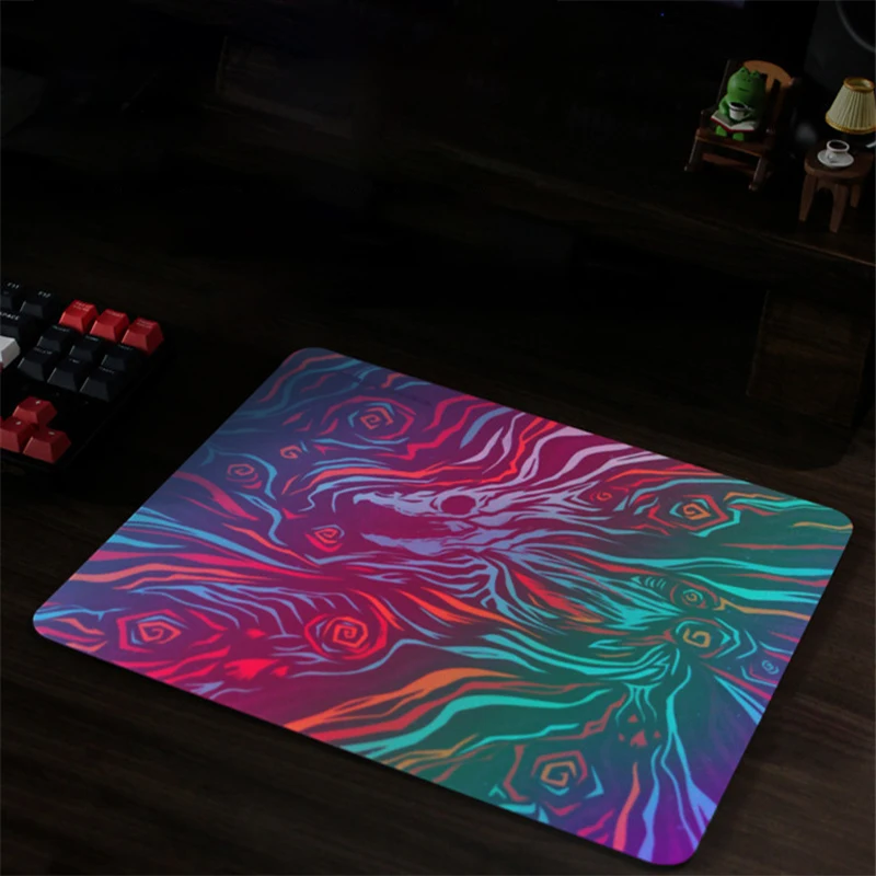 

Games Mousepad Streamer Rainbow Phantom Coating Coating Game Oversized Size Non-lock Edge fps Gaming Game Mousepad