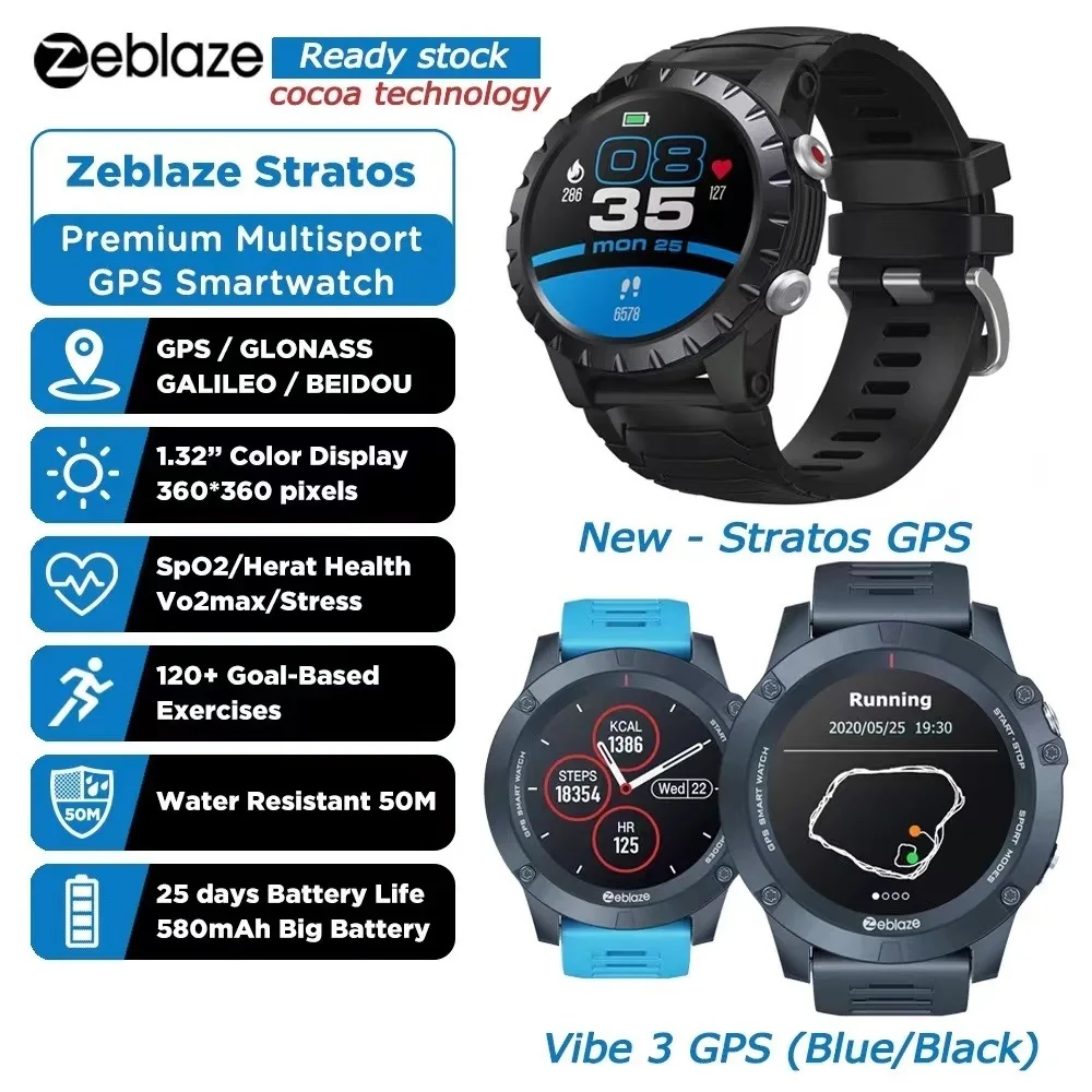 

[Доставка 24 часа] Zeblaze VIBE 3 GPS, пульсометр, несколько режимов спорта, GPS Vibe 3, gps Смарт-часы Zeblaze Stratos GPS 2021