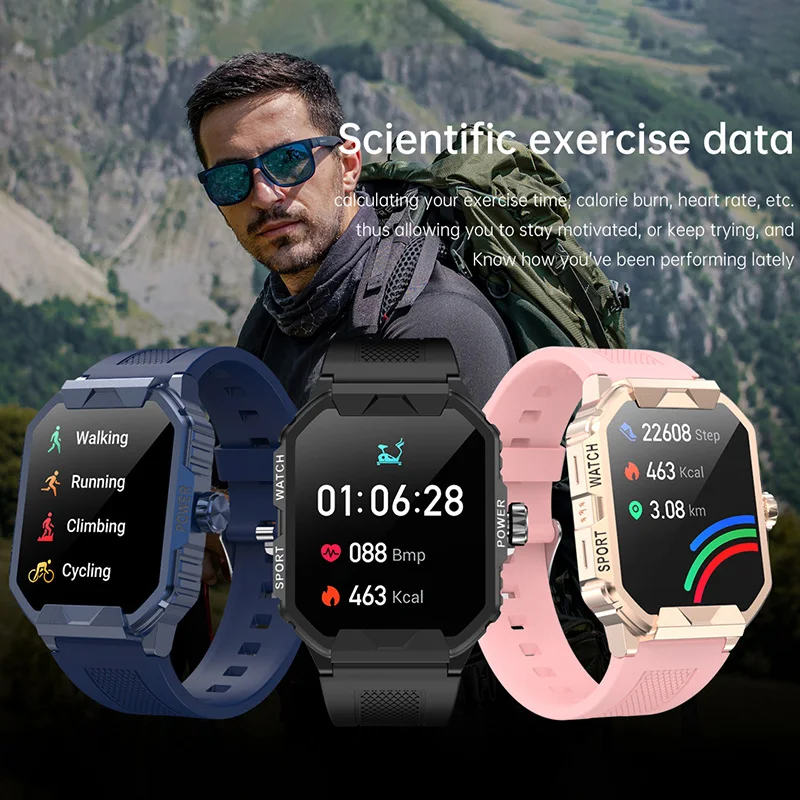 1 85-дюймовый HD-экран Смарт-часы Спорт на открытом воздухе Здоровье Монитор сна