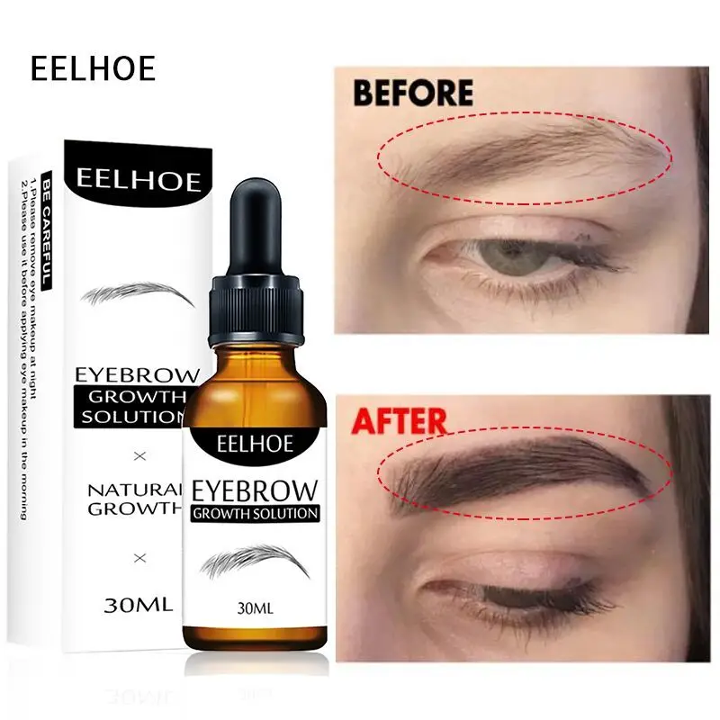 Natural Eyebrow Growth Serum Fast Growing Eyebrows Essential Oil Prevent Hair Loss Damaged Treatment Eyebrow Growing Thick Care