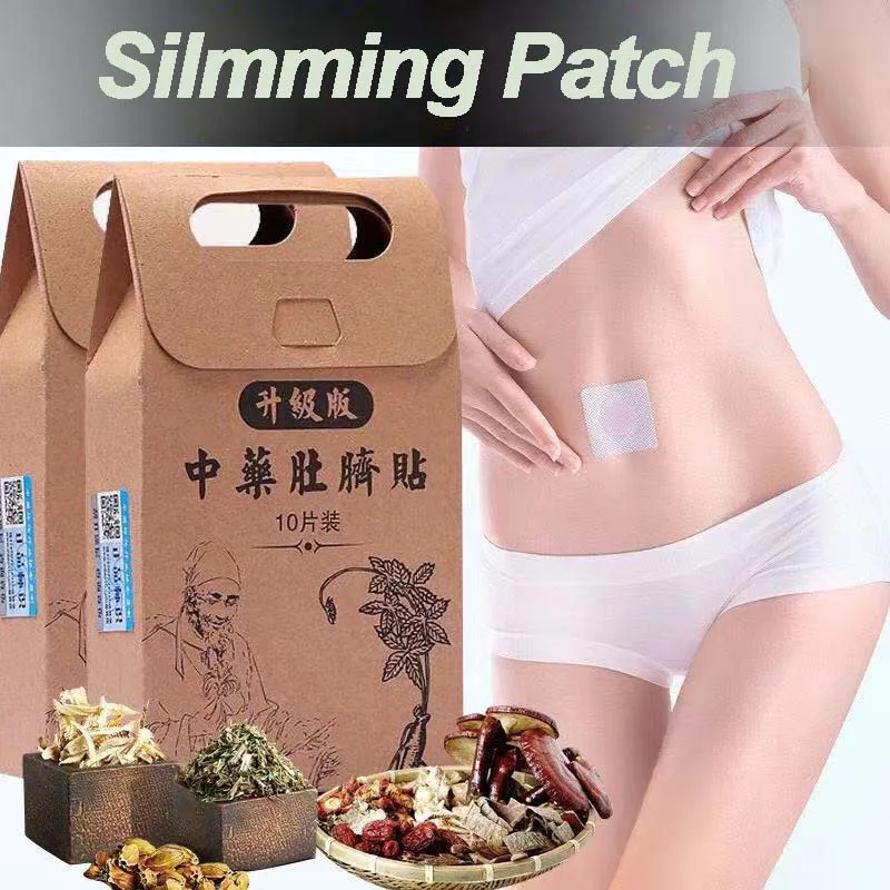 

10/100pcs Chinese Medicine Weight Loss Navel Stick Magnetic Slim Fat Burning Slimming Diets Slim Patch Pads Detox Adhesive Sheet