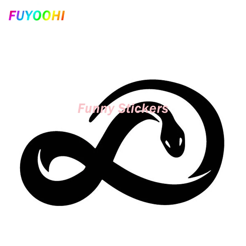 

FUYOOHI Exterior/Protection Fashion Stickers Personality Sunscreen Snake Creative Decoration Body of Car Car Sticker PVC Decal