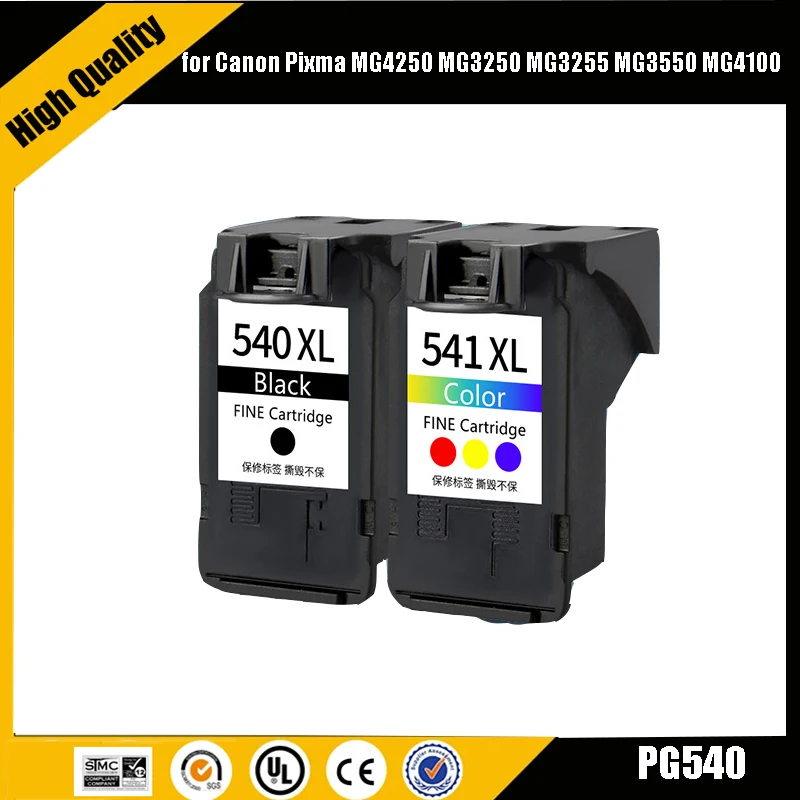 PG-540XL для Canon PG-540 PG540 CL541 CL-541 чернильный картридж PG 540 CL 541 PIXMA mg3250 MG3255 MG3550 MG4100 mg4150 MG4200