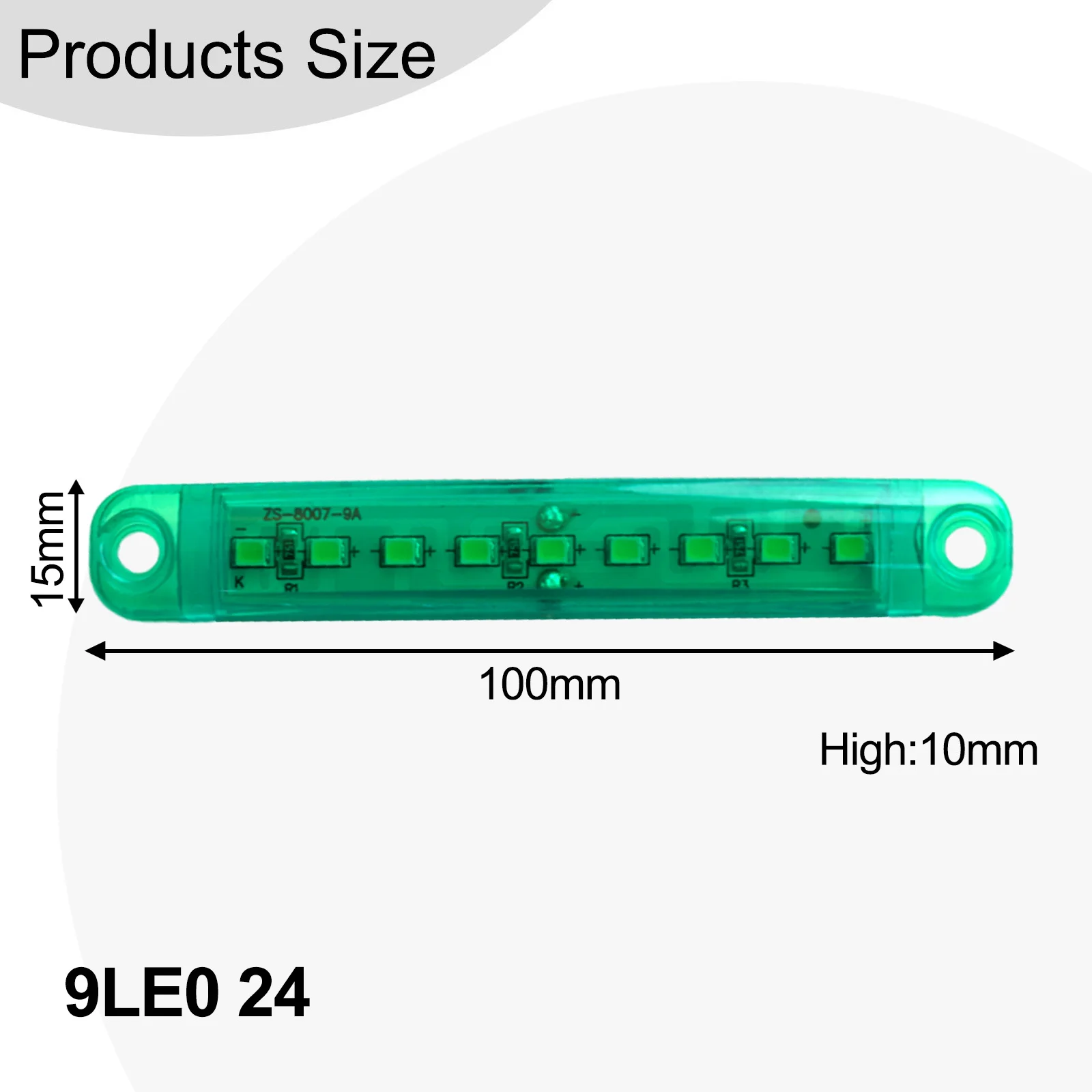 Внешние фонари индикаторные лампы для автомобиля синий зеленый боковой маркер