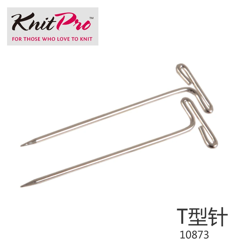Knitpro T-Shaped Needle Imported Knitting Tools Shaping Special Sweater Set Scarf Shawl 0873