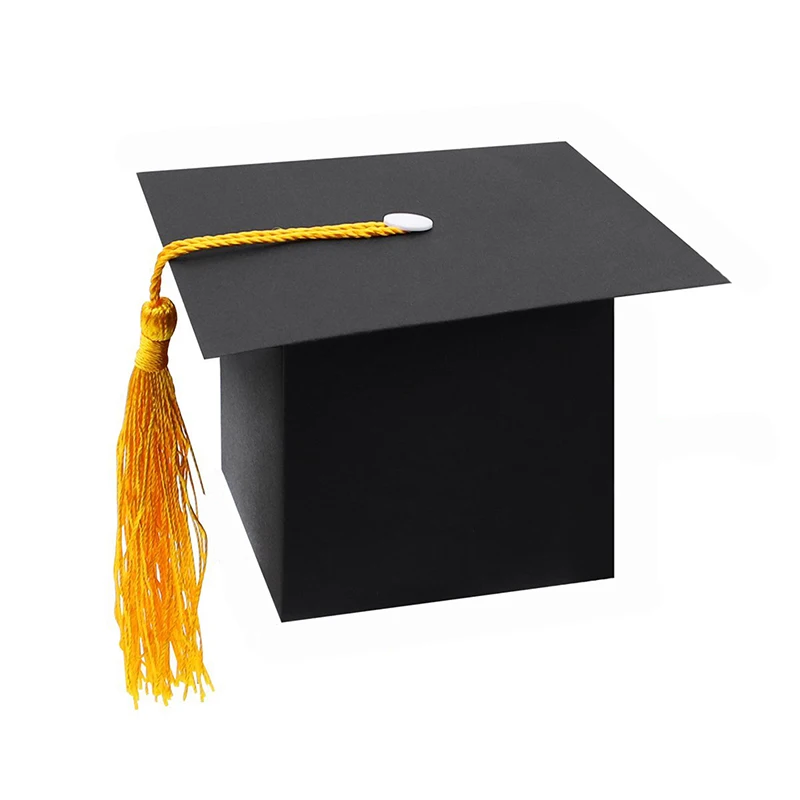 Sugar Chocolate Box For Graduation Party Favor Cap Bachelor Hat Wedding Candy