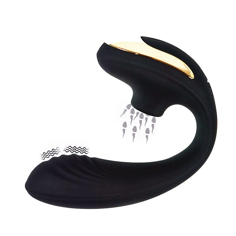 Вагинальный вибратор на присосках для клитора Женский Вакуумный Стимулятор