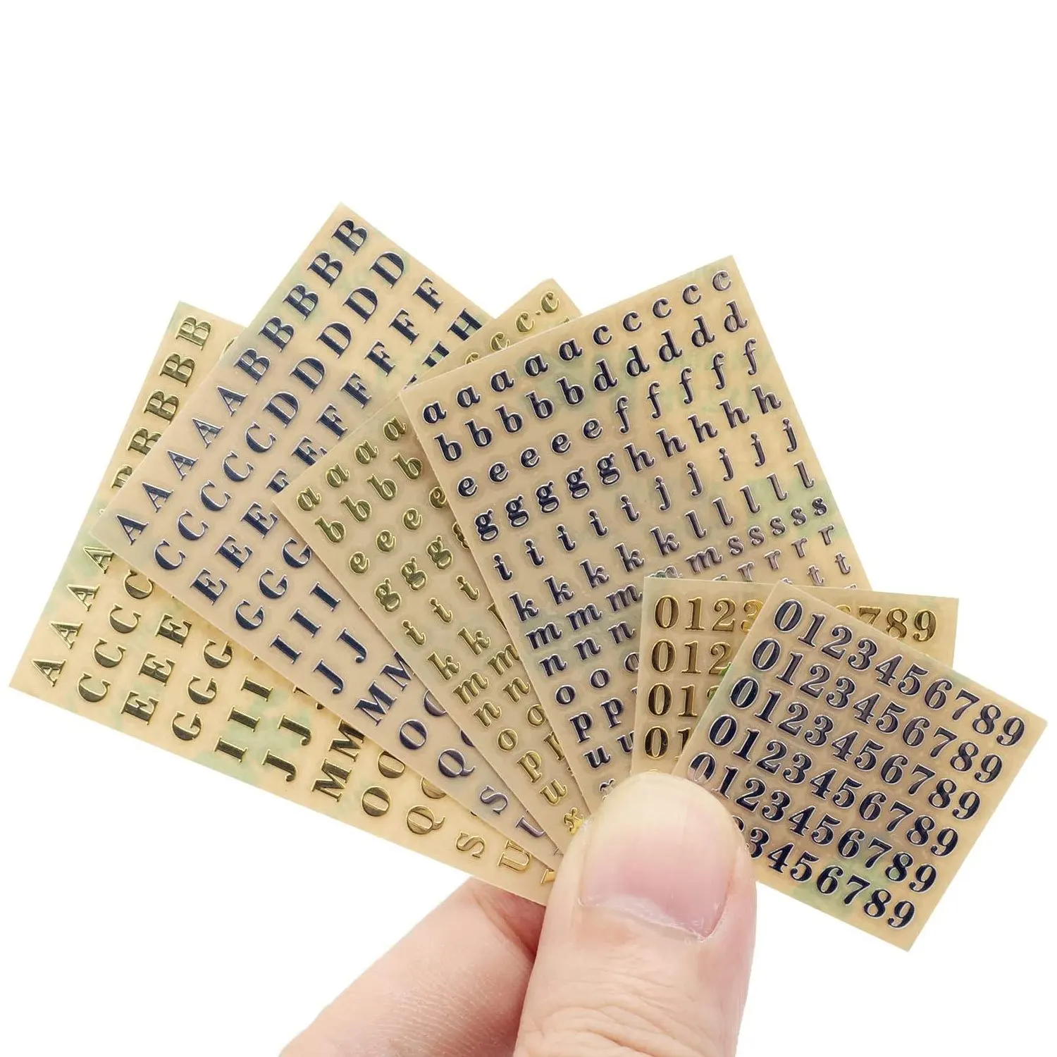 

Блестящие буквы и цифры для литья из смолы MOHAMM