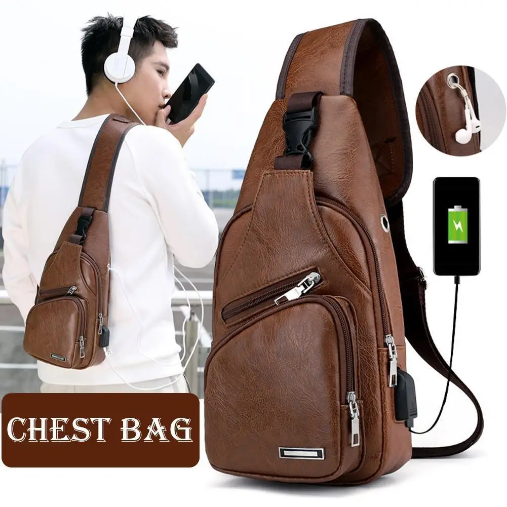 

Casual Men's Chest Bag Business Shoulder Bag Messenger Bag Nylon Canvas Fashion Waist Bag Outdoor Sports Brand Shoulder Bag