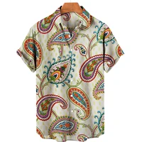 retro neutral harajuku mens t shirt summer casual 3d printing hawaiian t shirt loose breathable short sleeved t shirt shop