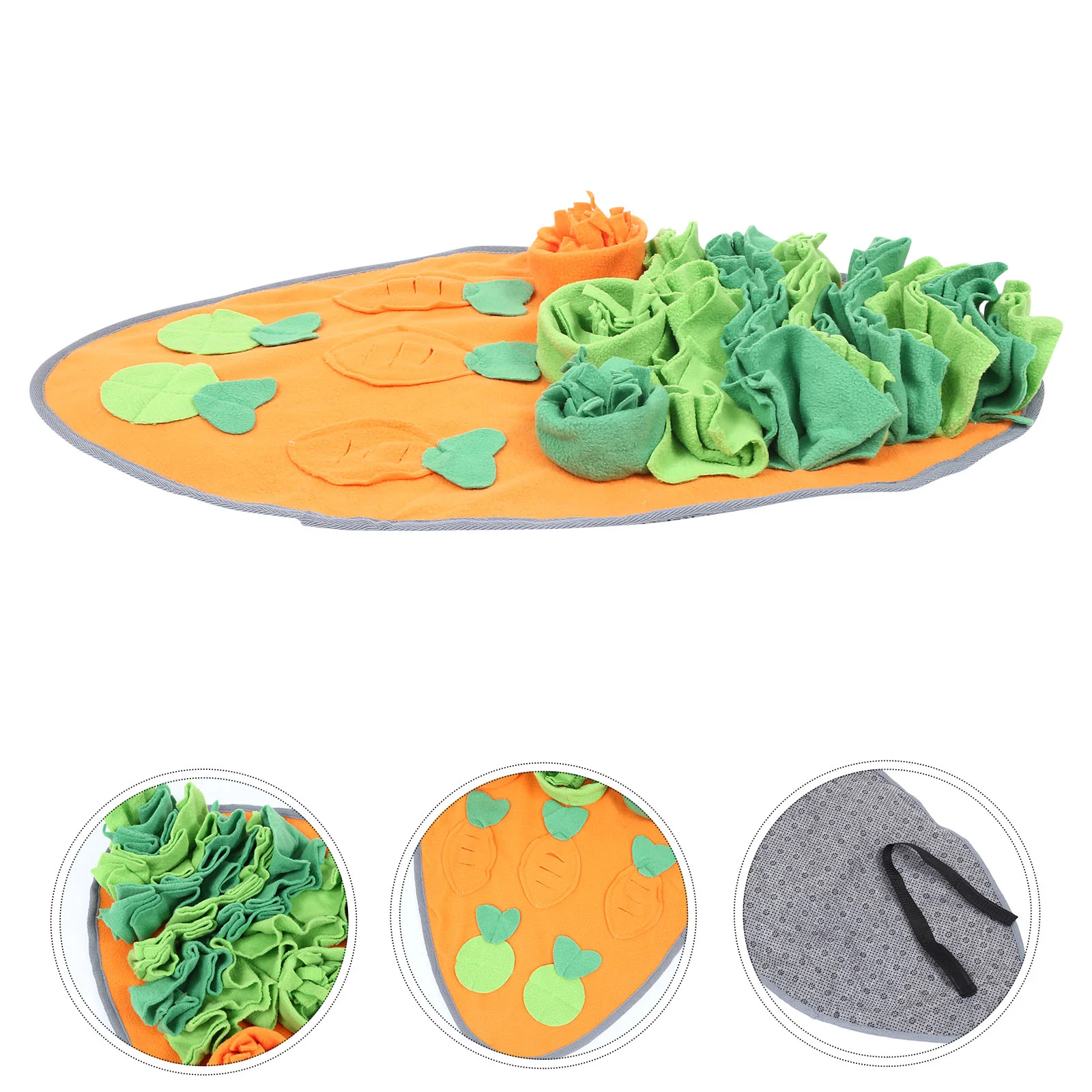 Кролик, коврик для ношения, милая морковка, искусственный коврик для скрытия еды, подушка для формования кролика