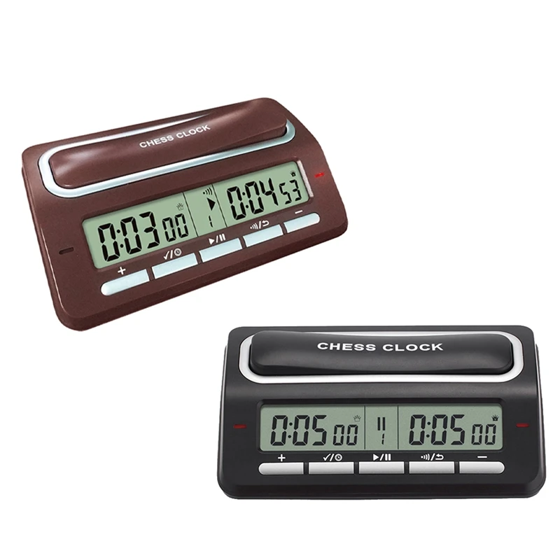 

Professional Chess Clock Chess Digital Timer Multipurpose Count Up Down Stopwatch Competition Hour Meter