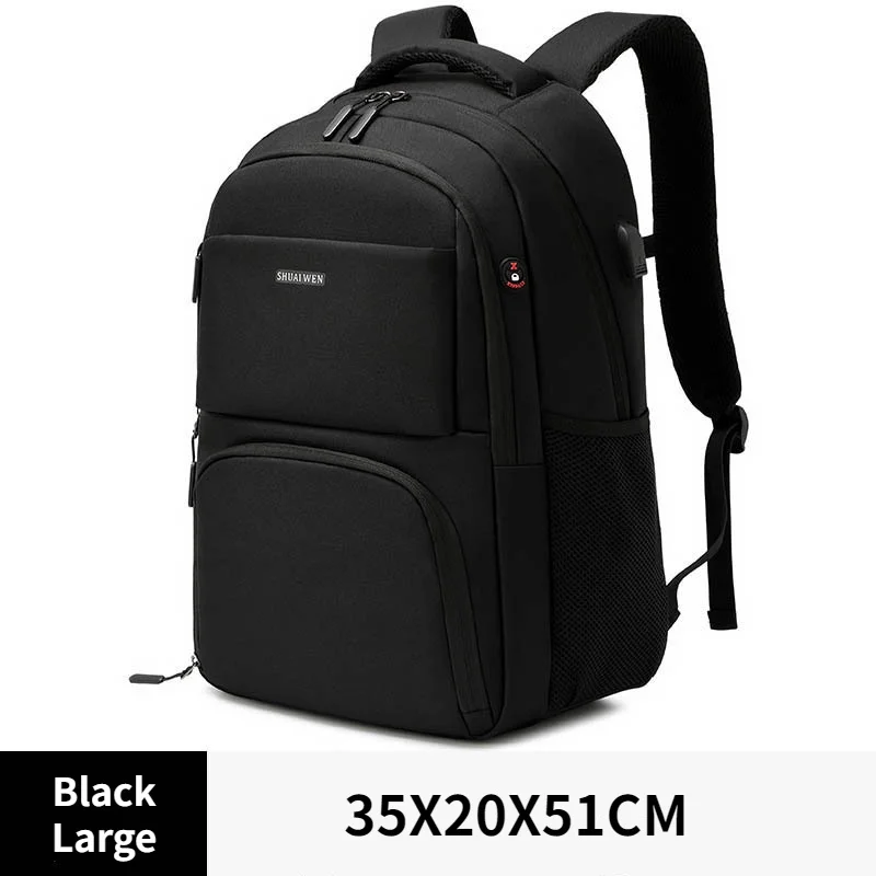 Junior High School Students Simple Backpacks Men Women Business Commuting Leisure Schoolbags High-capacity Computer Backpack Hot