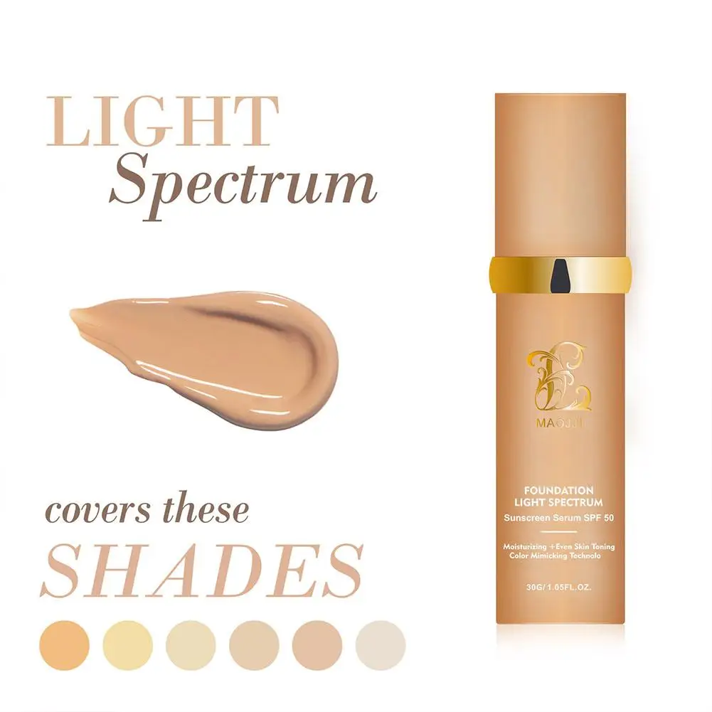 Бионическая Жидкая основа для макияжа 4 в 1 консилер увлажняющая