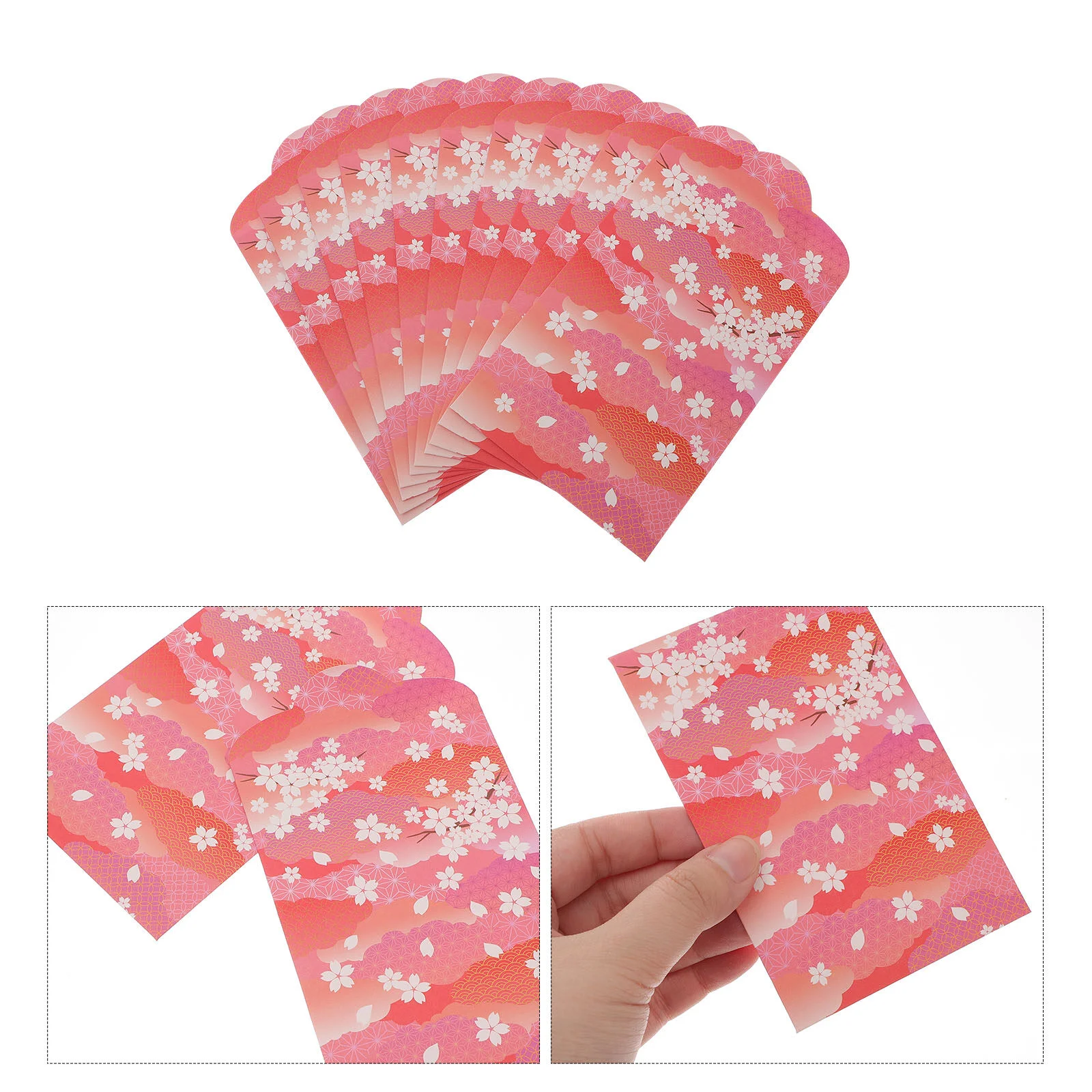 

Plum Money Packet Festival Red Envelope New Year Celebration Prop Present Party Pocket