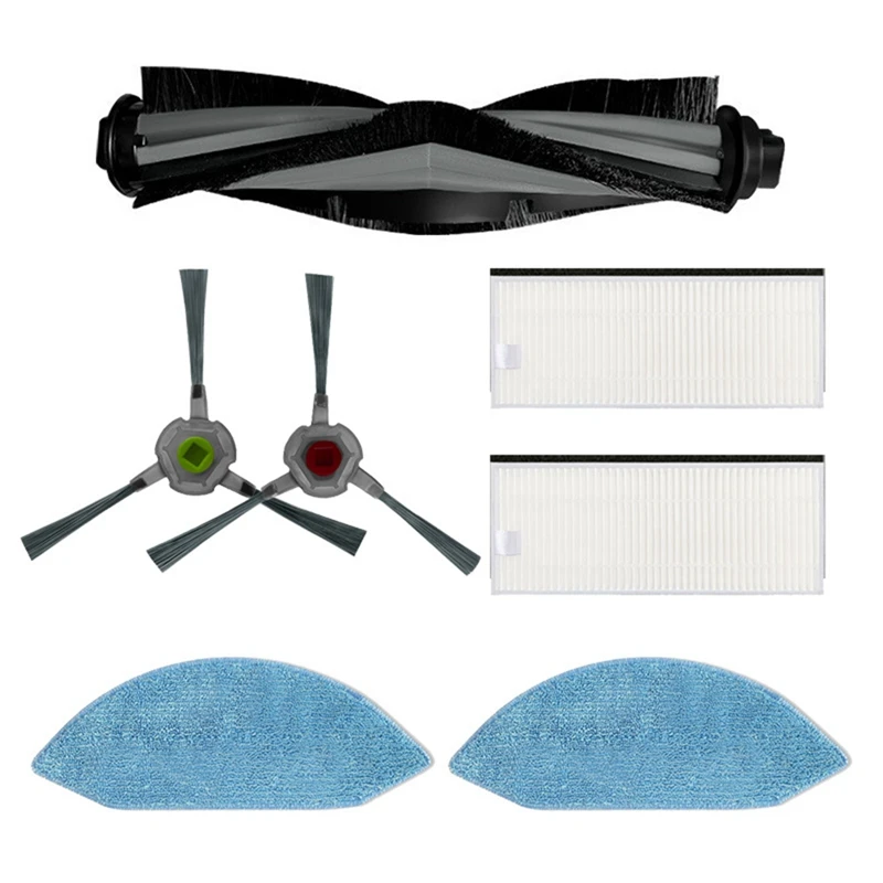 

Main Side Brush HEPA Filter Mop Cloth For Ecovacs Deebot OZMO U2 DGN22 Robot Vacuum Cleaner Accessories Replacement