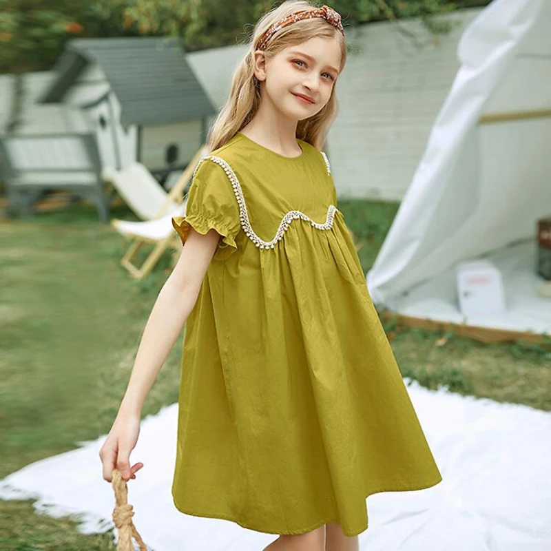 

Платье принцессы для девочек-подростков, Повседневная модная одежда, детское элегантное вечернее платье вечерние европейском и американск...