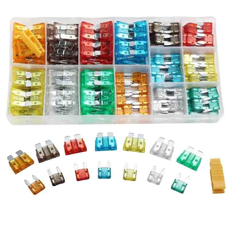 

Fuse Assortment Profile Middle Small Blade Insert Type Auto Truck with Box Clip